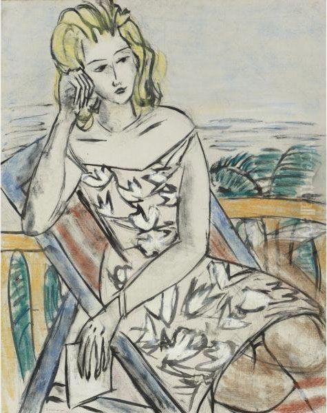 Bildnis Eines Jungen Madchens 
(portrait Of A Young Girl) Oil Painting by Max Beckmann