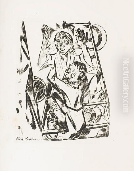 Religioese Legenden Oil Painting by Max Beckmann