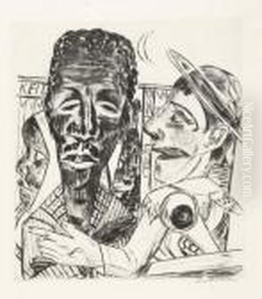 Der Neger Oil Painting by Max Beckmann