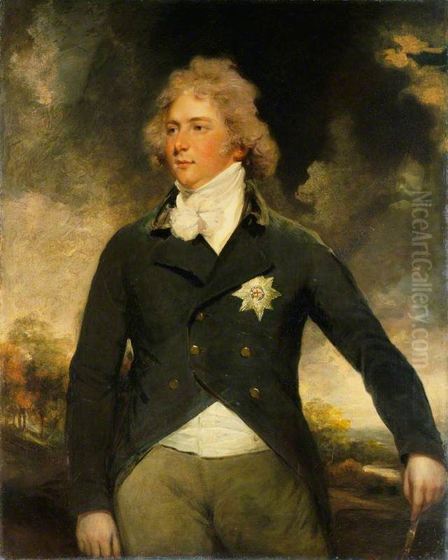 George IV as Prince of Wales Oil Painting by John Hoppner