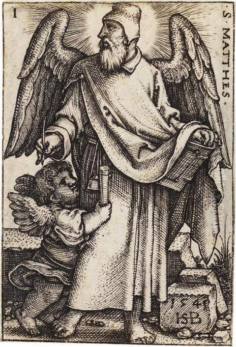 Die Vier Evangelisten Oil Painting by Hans Sebald Beham