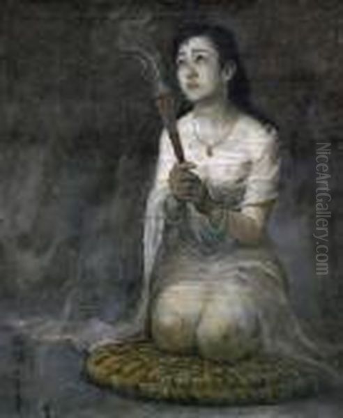 Wish Oil Painting by Xu Beihong