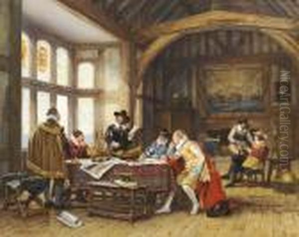 The Adventure Oil Painting by Frank Moss Bennett