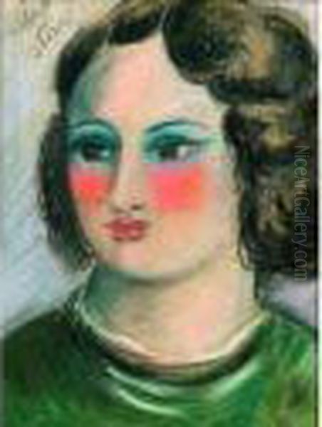 Violette. Oil Painting by Madeleine Berly De Vlaminck