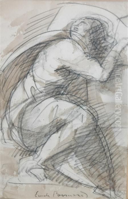 Figure Study Oil Painting by Emile Bernard