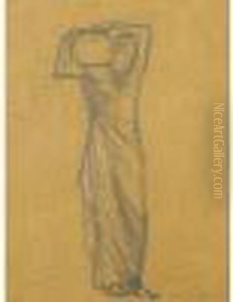 Emile - Etude Pour Une Sculpture Oil Painting by Emile Bernard