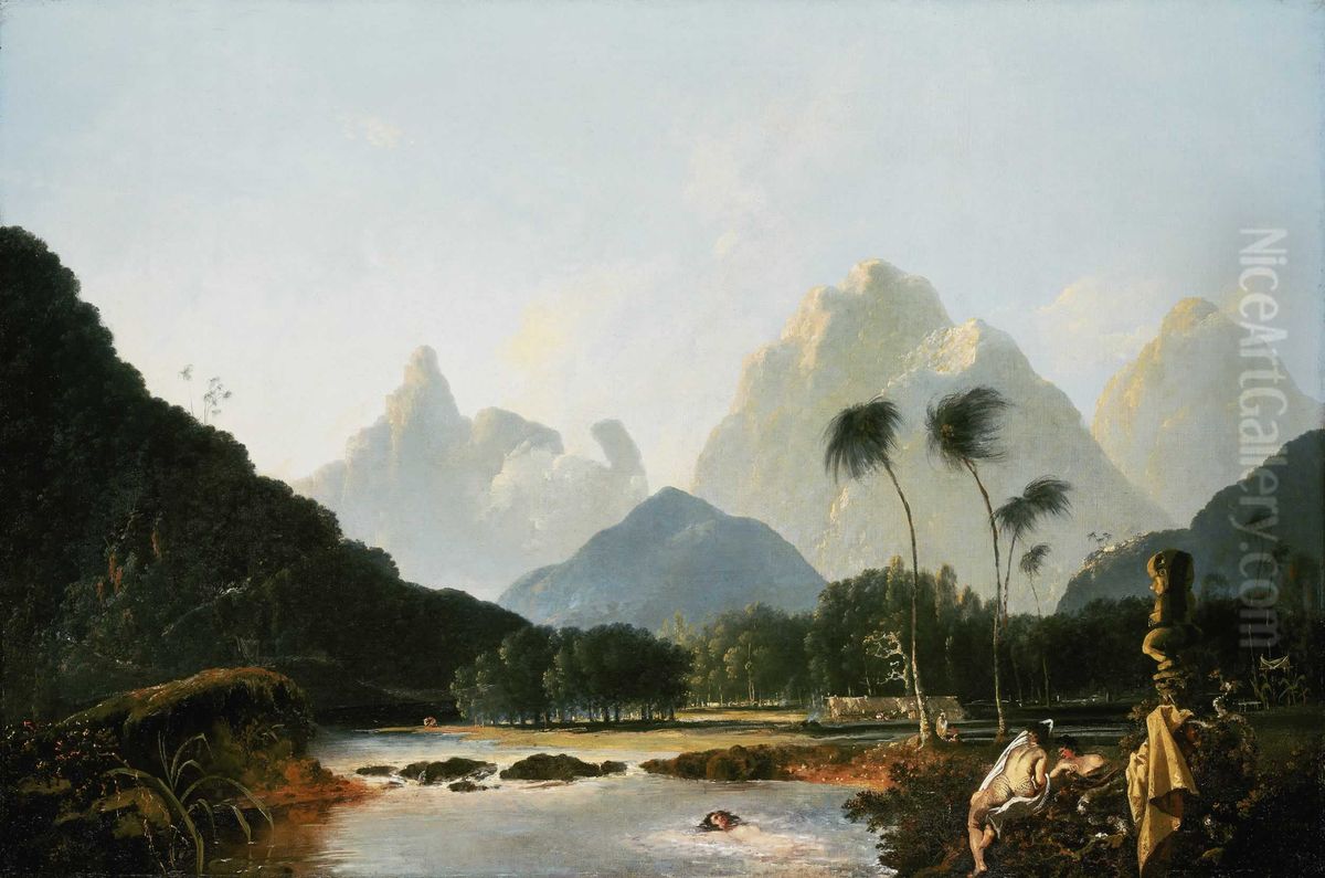 Tahiti Revisited Oil Painting by William Hodges