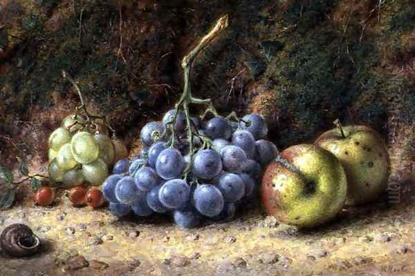 Still Life of Fruit Oil Painting by William Henry Hunt
