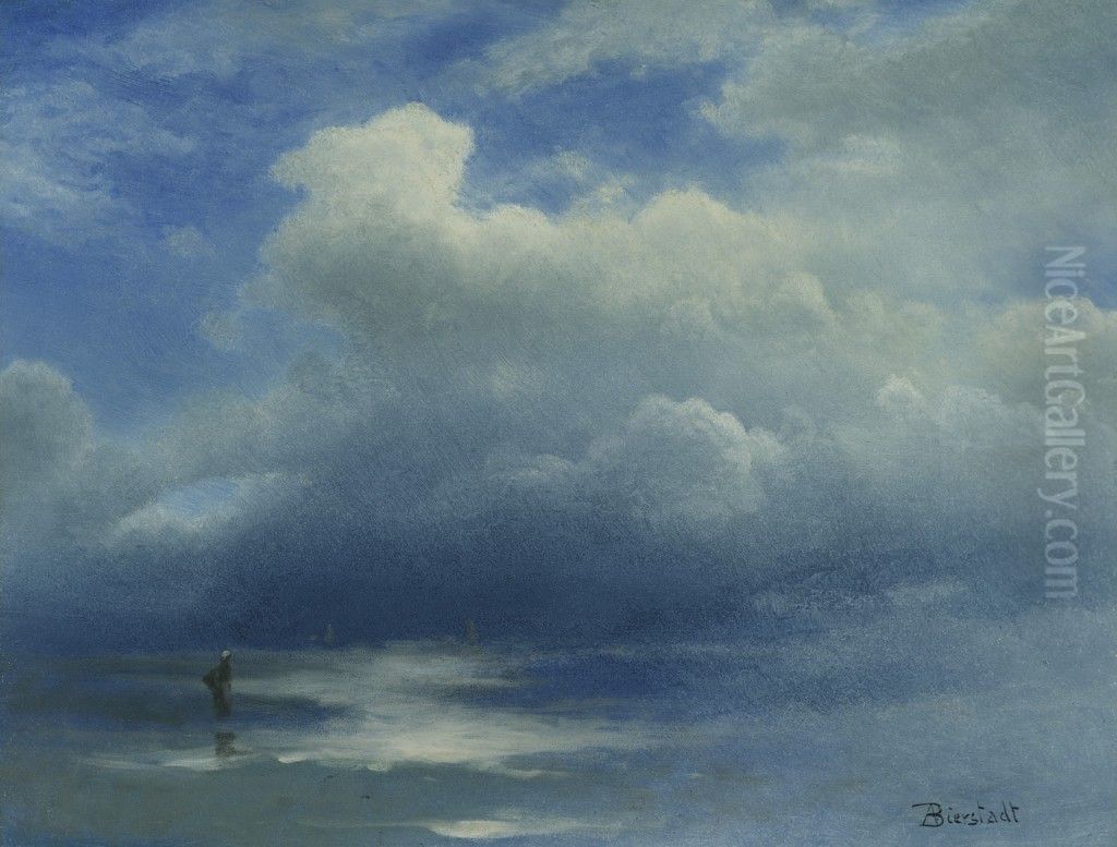 Sea And Sky Oil Painting by Albert Bierstadt