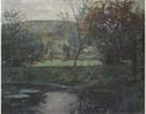 Sainte Gertrude Oil Painting by Georges Binet