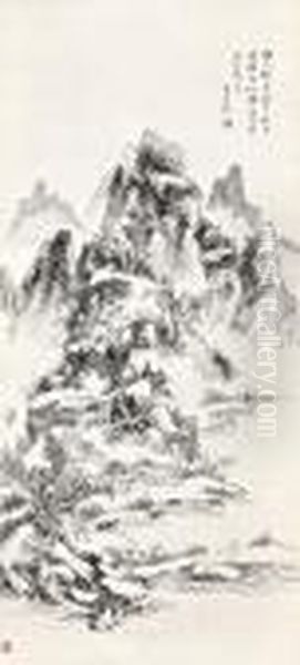 Landscape Oil Painting by Huang Binhong