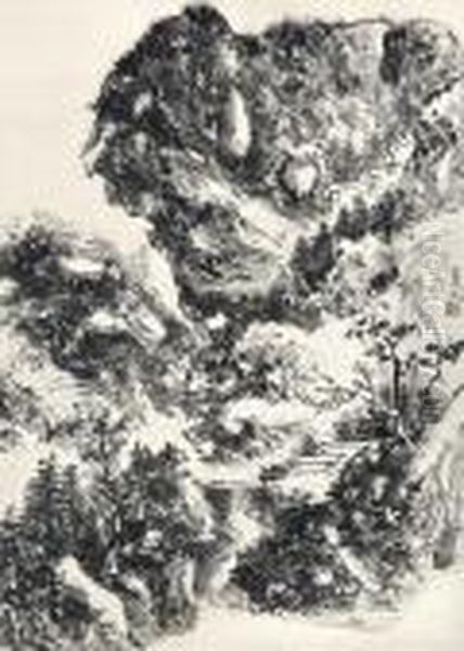 Landscape Oil Painting by Huang Binhong