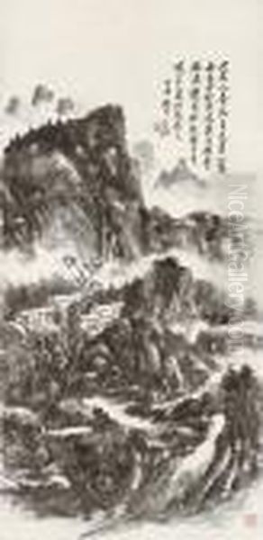 Landscape Oil Painting by Huang Binhong