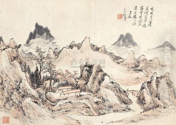 Landscape Oil Painting by Huang Binhong