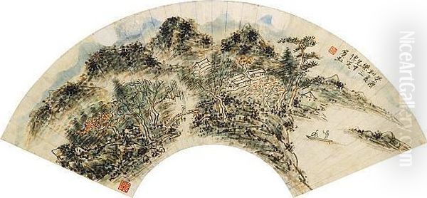 Landscape Oil Painting by Huang Binhong