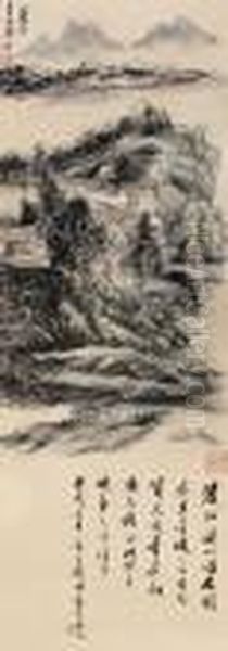 Landscape Oil Painting by Huang Binhong