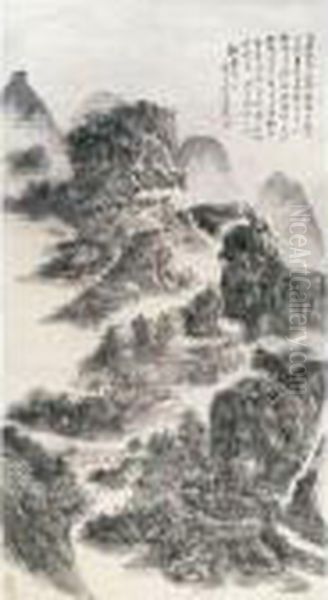 Landscape Oil Painting by Huang Binhong