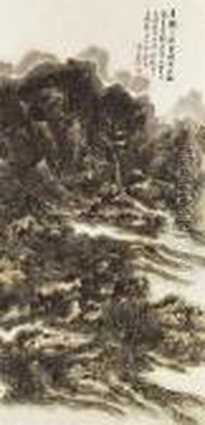 Landscape Oil Painting by Huang Binhong