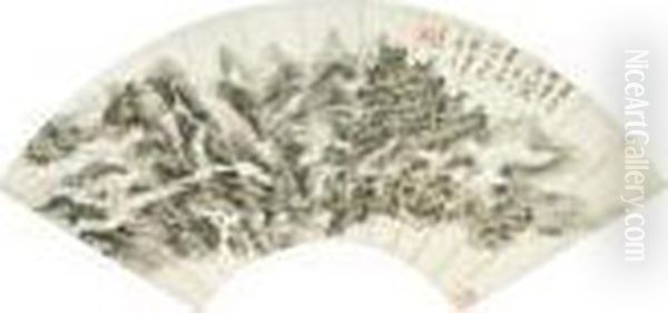 Mount Huang Oil Painting by Huang Binhong