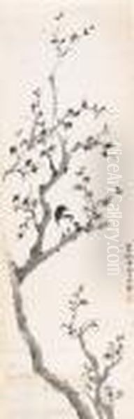 Hanging Scroll Oil Painting by Huang Binhong