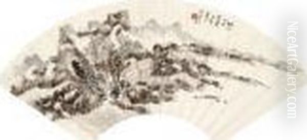 Landscape Oil Painting by Huang Binhong