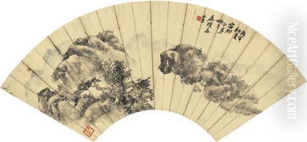 Landscape Oil Painting by Huang Binhong