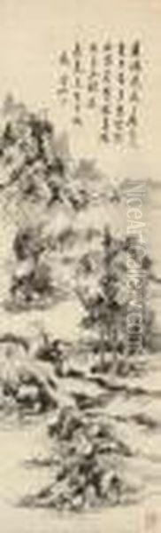 Landscape Oil Painting by Huang Binhong