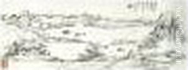 Kowloon Oil Painting by Huang Binhong