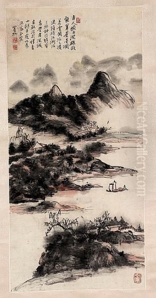 Landscape Oil Painting by Huang Binhong