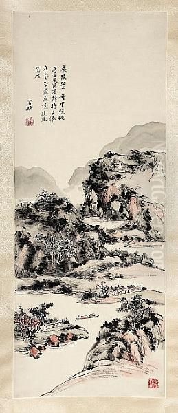 Landscape Oil Painting by Huang Binhong