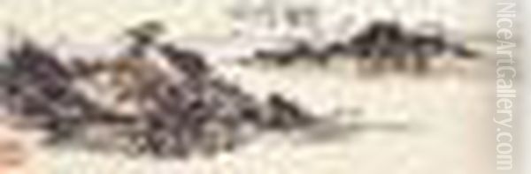 Landscape Oil Painting by Huang Binhong