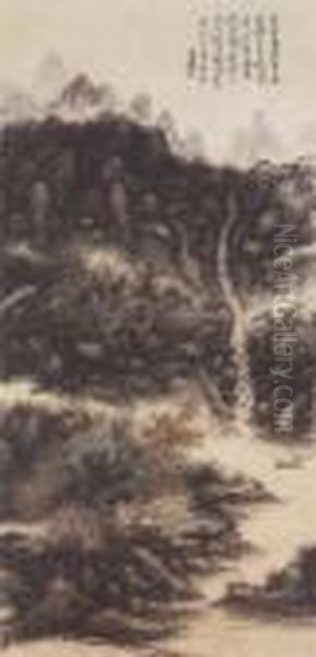 Landscape Oil Painting by Huang Binhong