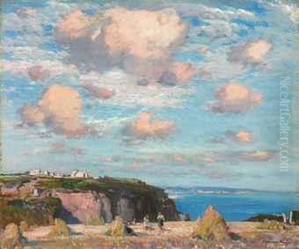 Sunlight, Lamorna Oil Painting by Samuel John Lamorna Birch