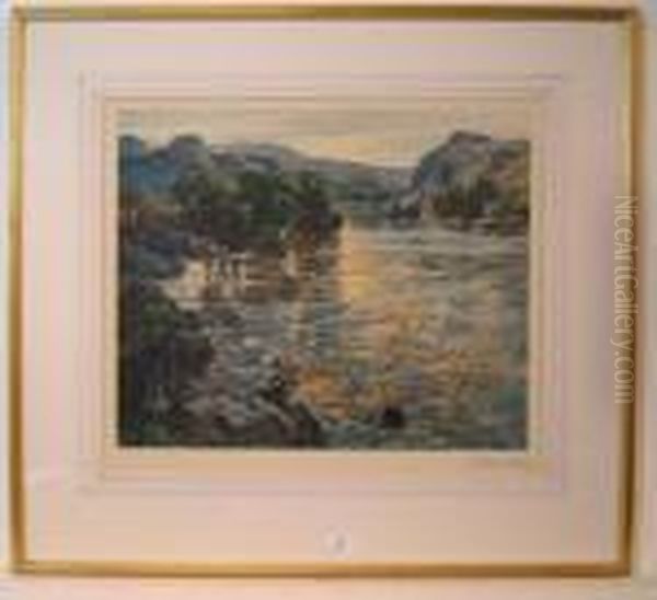 Landscape Oil Painting by Samuel John Lamorna Birch