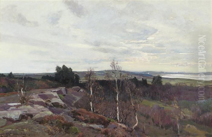 On The Road To Land's End Oil Painting by Samuel John Lamorna Birch