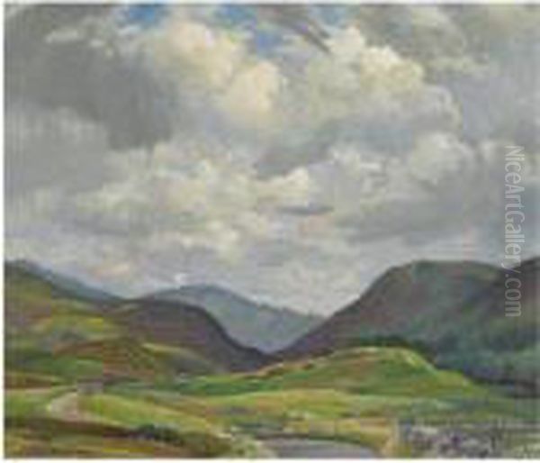 The Sma' Glen, Glenalmond Oil Painting by Samuel John Lamorna Birch