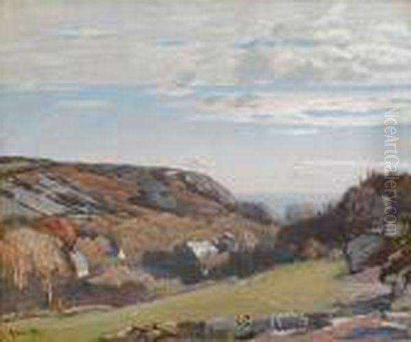 Above Lamorna Oil Painting by Samuel John Lamorna Birch