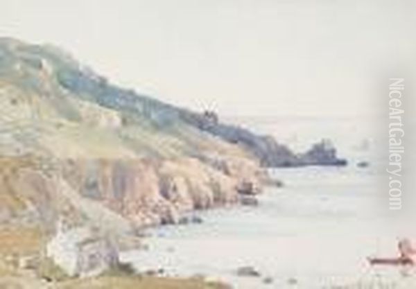 Lamorna Cove Oil Painting by Samuel John Lamorna Birch