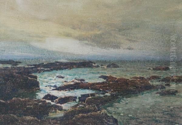 The Golden West Oil Painting by Samuel John Lamorna Birch