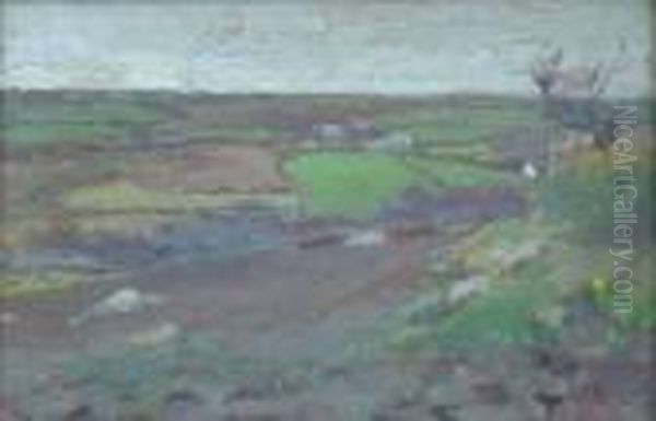 Landscape. Oil Painting by Samuel John Lamorna Birch