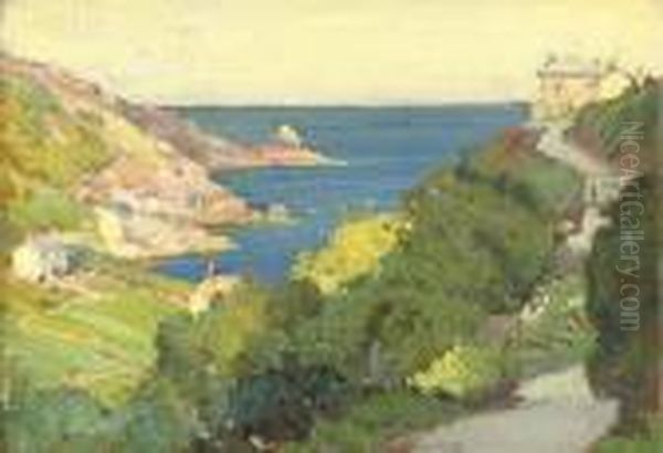 The North Wind, Lamorna Oil Painting by Samuel John Lamorna Birch