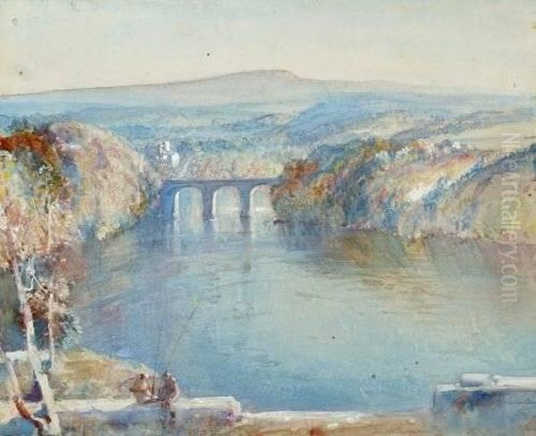 The Crook O'land - Doncaster Oil Painting by Samuel John Lamorna Birch