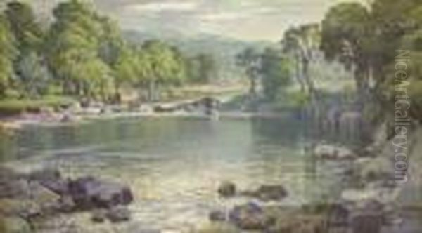 Where'er You Walk Oil Painting by Samuel John Lamorna Birch