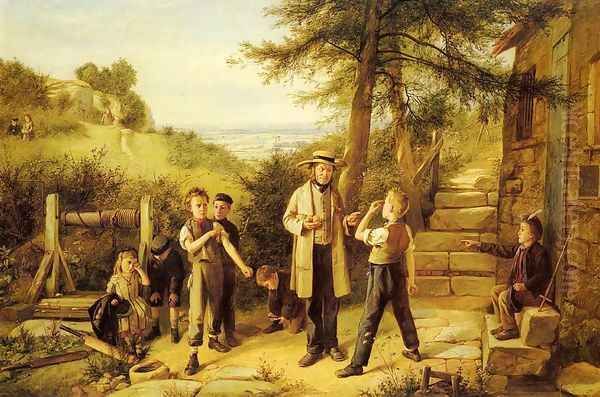 The Peace Maker Oil Painting by Charles Hunt