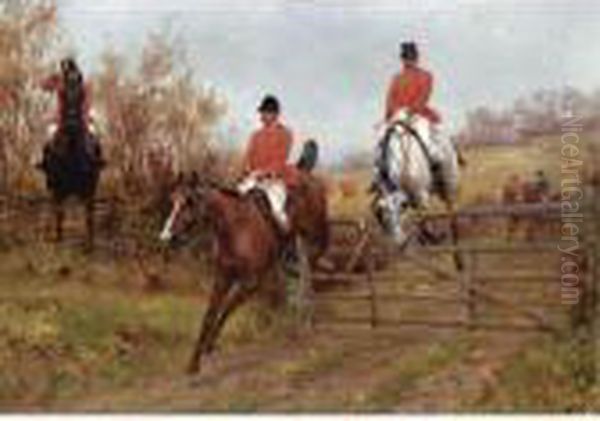 Various Properties
 

 
 
 

 
 Over The Gate Oil Painting by Thomas Blinks