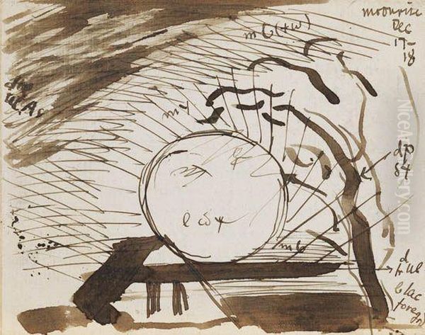 St. 
George Oil Painting by Oscar Bluemner