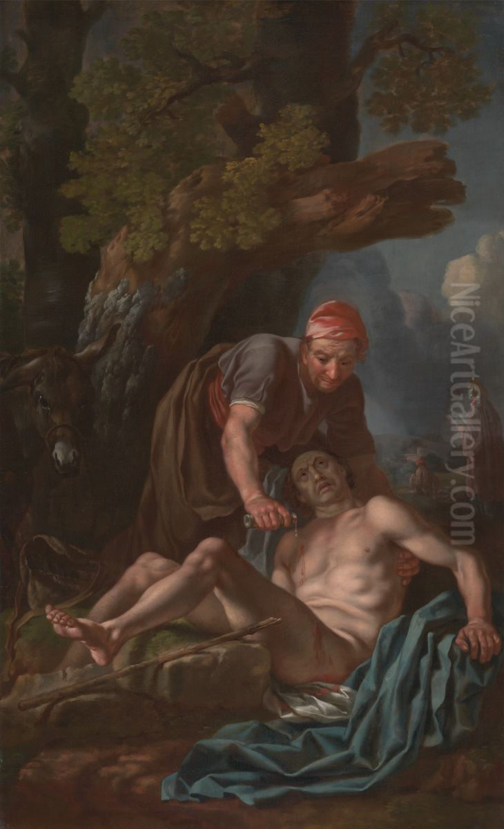 The Good Samaritan Oil Painting by Francis Hayman