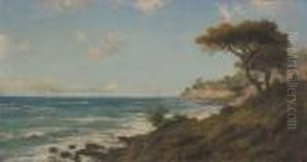 Promontorio Sul Mare Oil Painting by Giacinto Bo