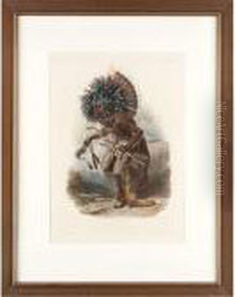 Pehriska-ruhpa Oil Painting by Karl Bodmer