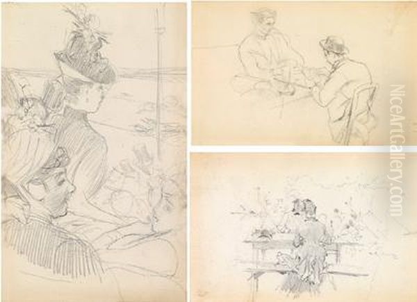 Privatsammlung Oil Painting by Giovanni Boldini